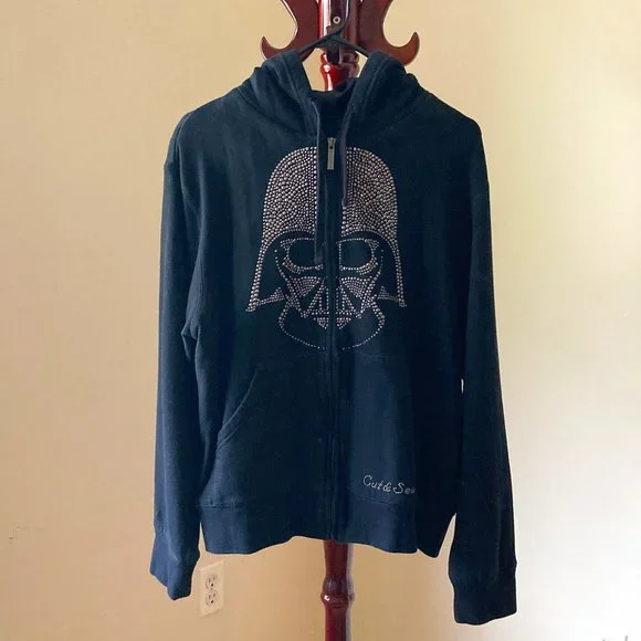 Marc Ecko Shirts Marc Ecko Darth Vader Black Full Zip Hoodie